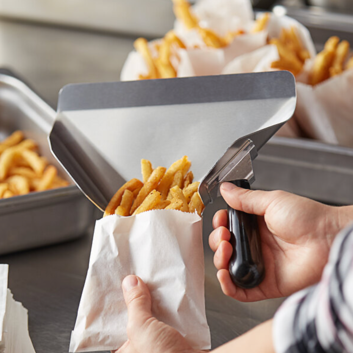 Fried Potato Scoop