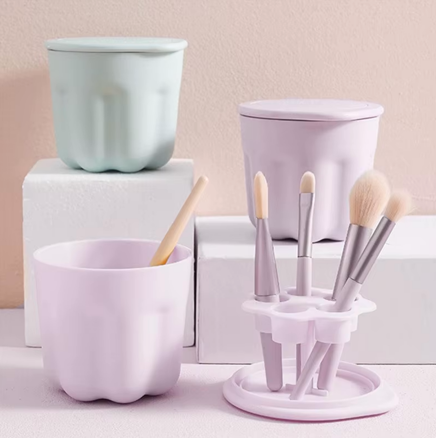 Makeup Brush Cleaning Cup