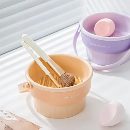 Makeup Brush Cleaning Bowl