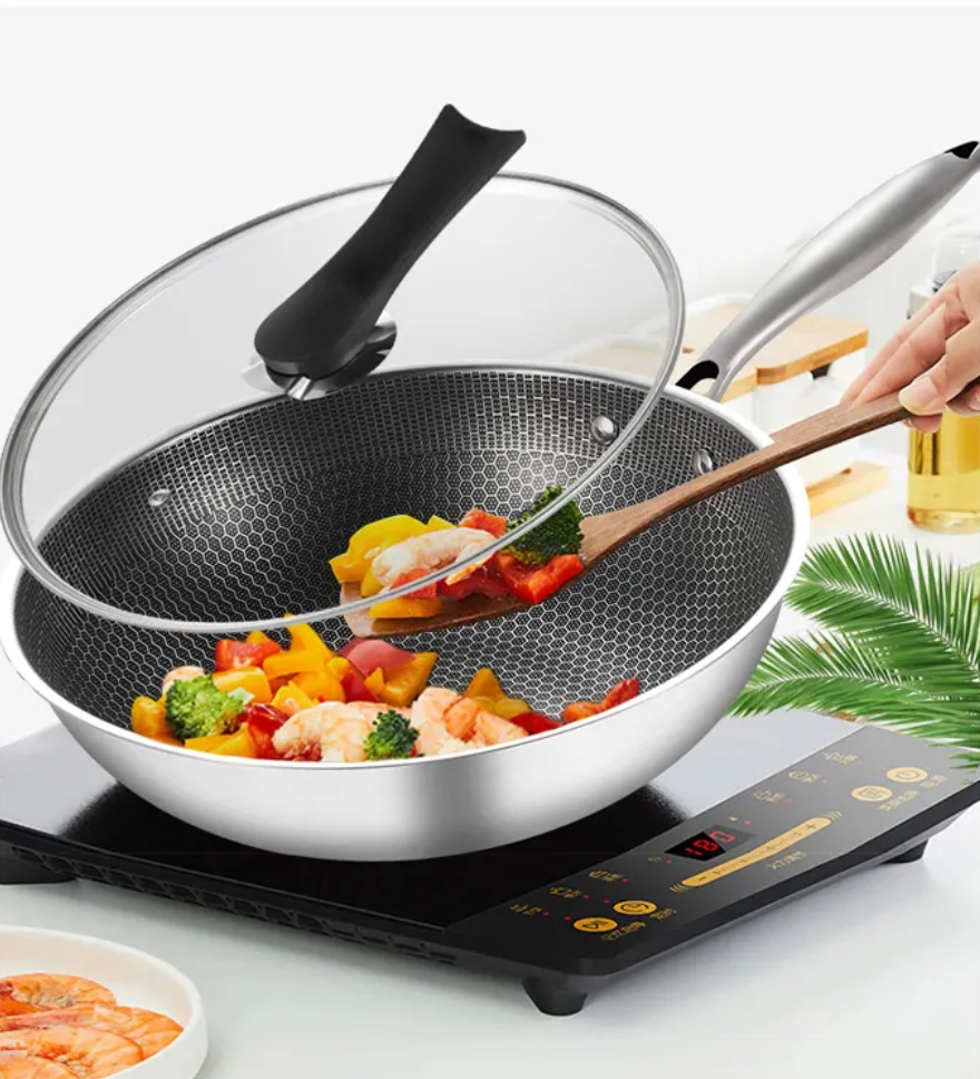 Frying Pan with Glass Lid