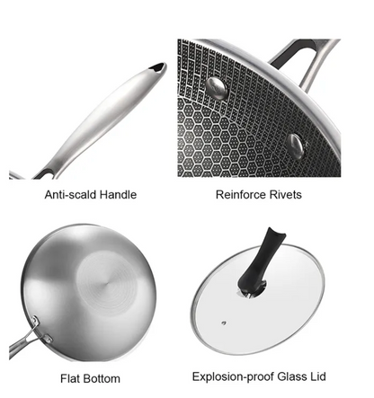 Frying Pan with Glass Lid