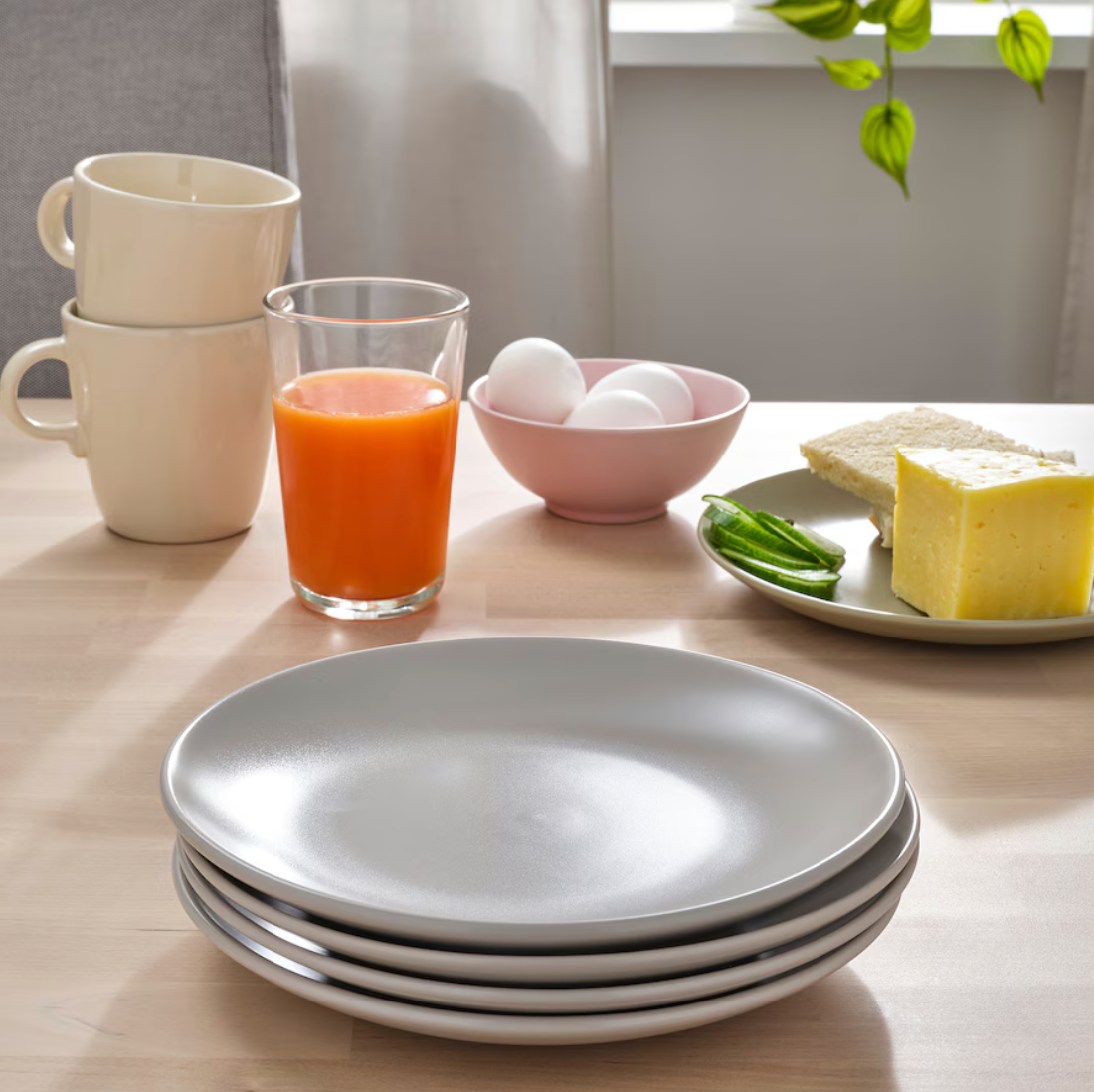 Set of 6 Dosthoff Light Beige Side Plate