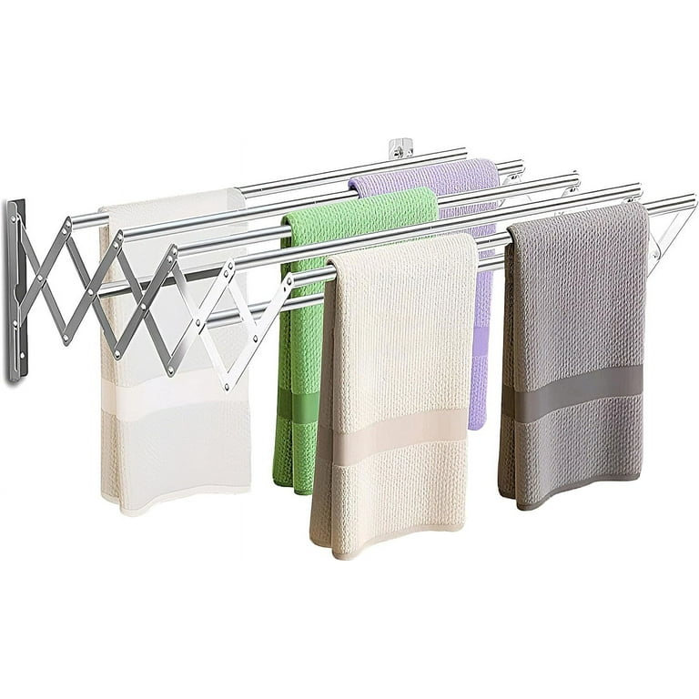 Extandable wall mounted drying rack
