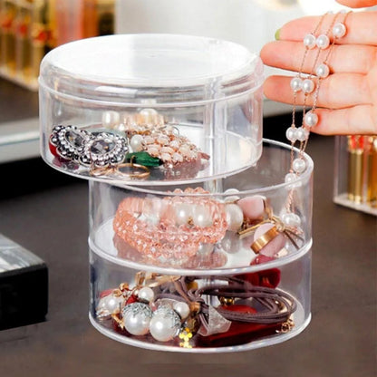 3 Layers Rotating Jewelry Box