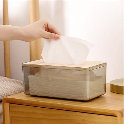 Tissue Box Wood Cover