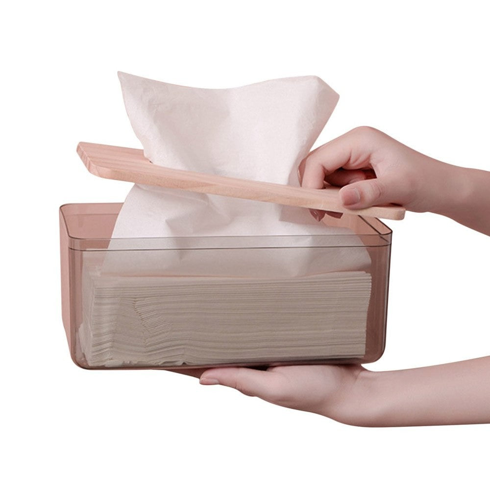 Tissue Box Wood Cover