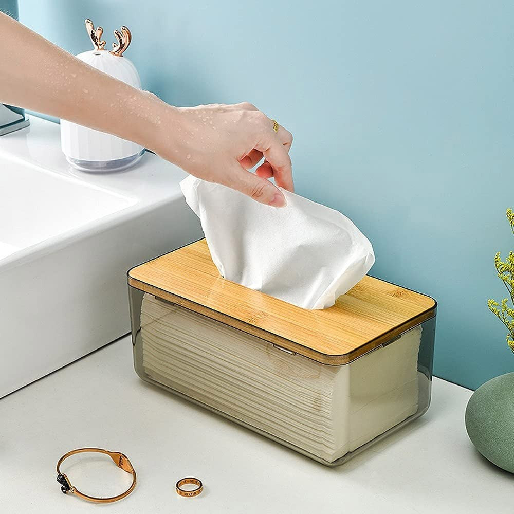 Tissue Box Wood Cover