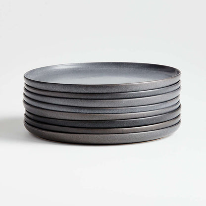 Matt Dark Gray Plate (Set of 6)