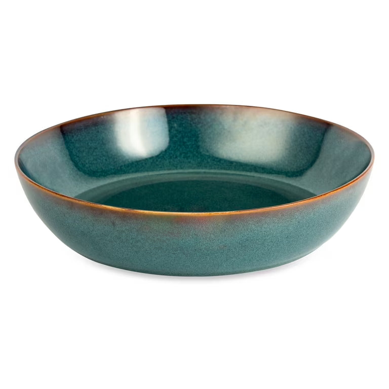 Ocean Blue Glazed Deep Bowl