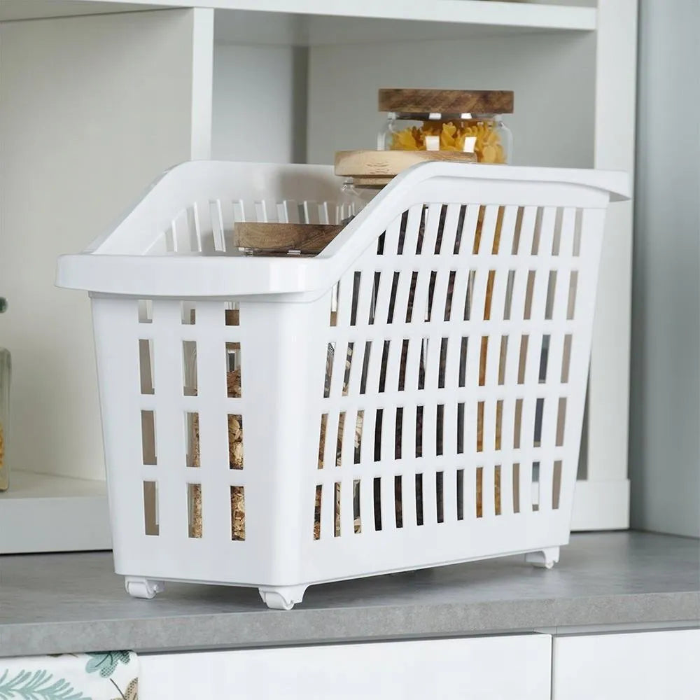 DecoBella Extra Large Organizer Basket with Wheels