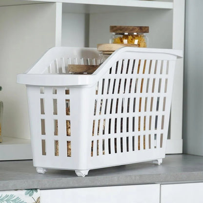 DecoBella Extra Large Organizer Basket with Wheels