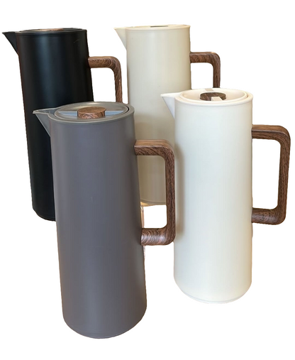 Dosthoff Carafe with Easy Press Button 1L wood handle
