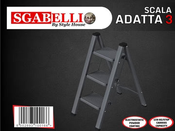 3 Steps Iron Step Ladder ADATTA 3