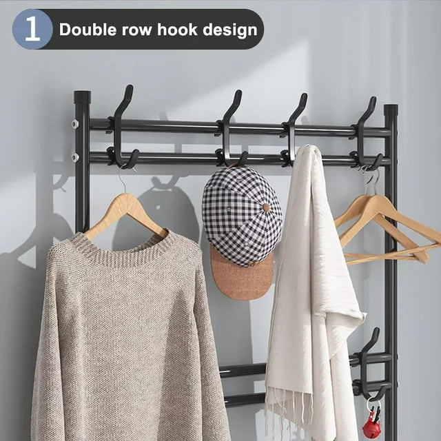 5 Tier Multi-Functional Shoe And Hat Rack