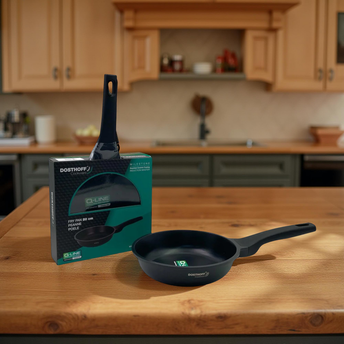 Black Quantum Ceramic Fry Pan