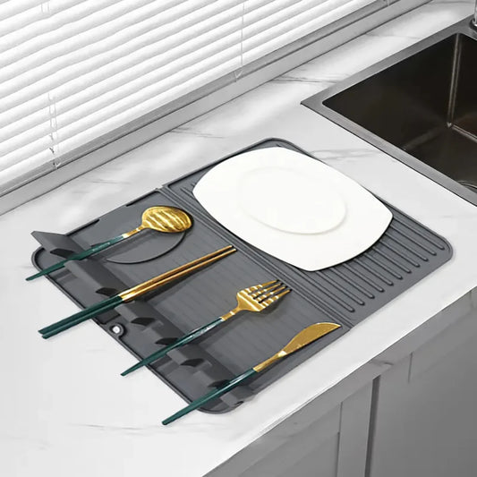 Expandable Silicone Utensil Rest