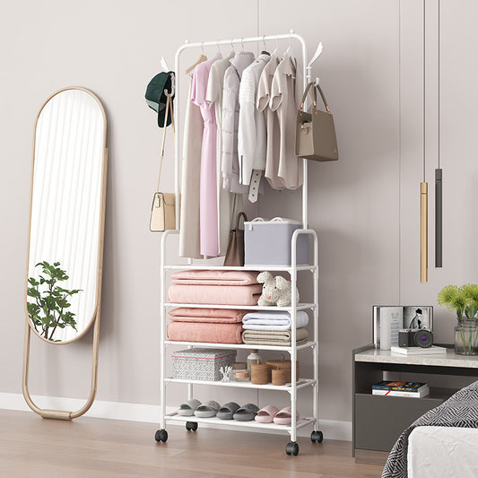 Shoe Rack With Pole Hanger