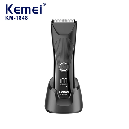 Kemei km -1848 men electric groin hair trimmer