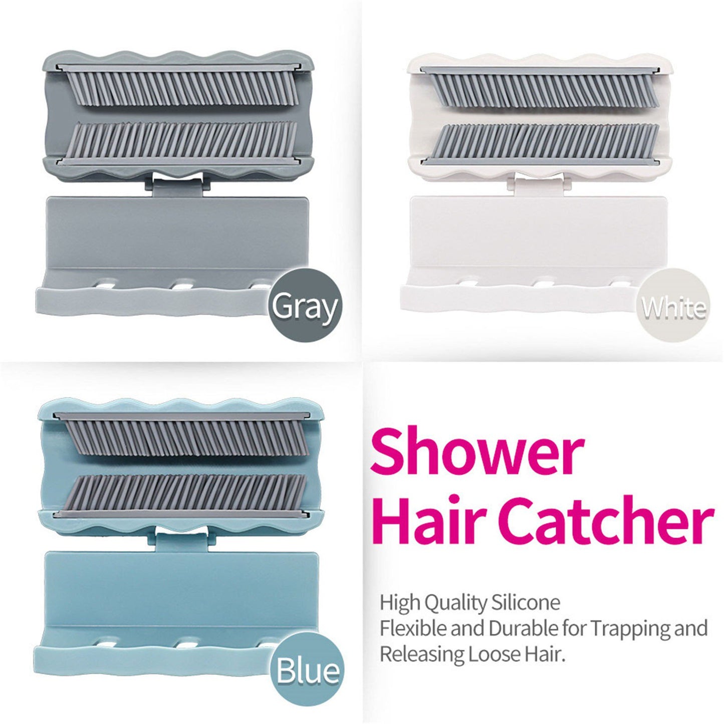 Shower Hair Catcher for Shower Bathtub Bath Bathroom