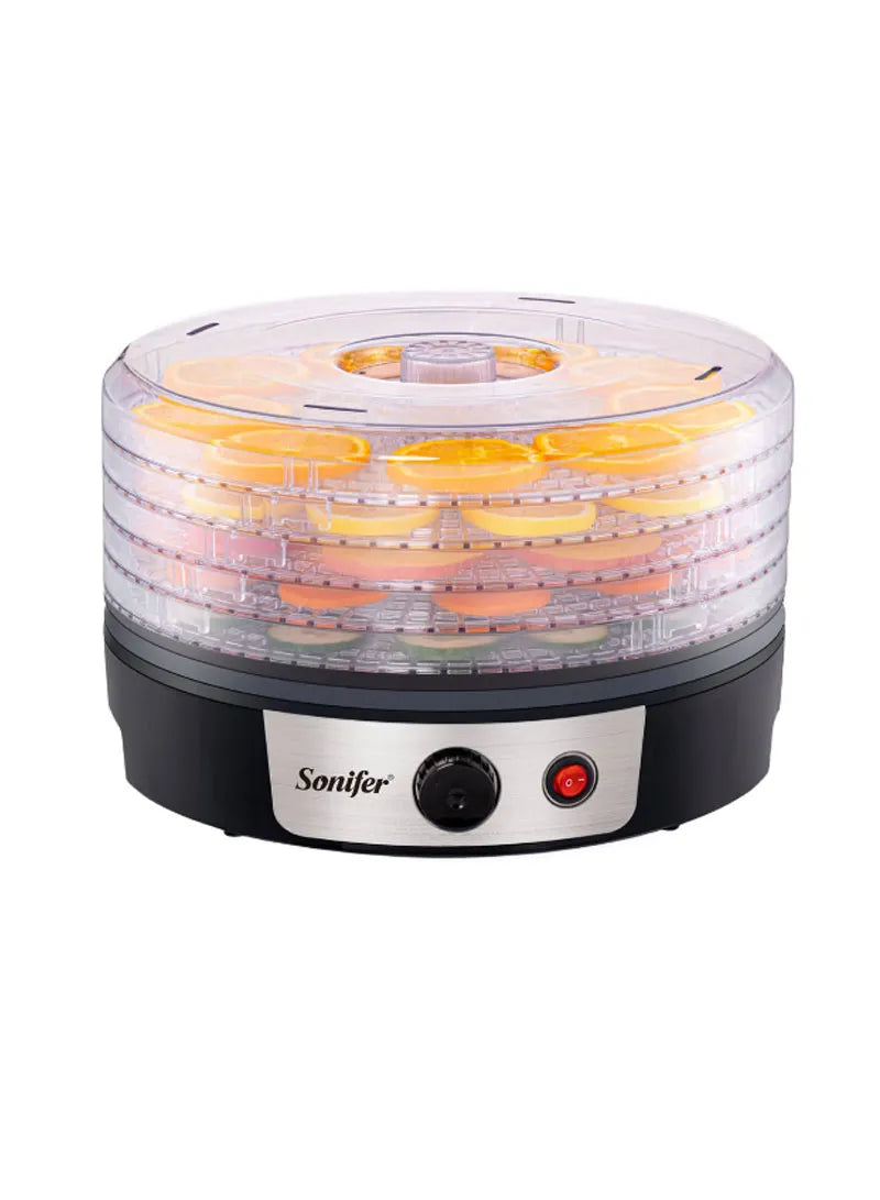 250W Electric Food Dehydrator with 5 Transparent Trays SF-4033