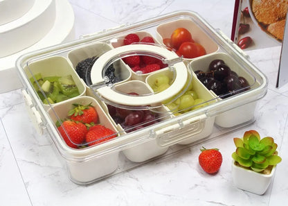 8 compartments food distribution box