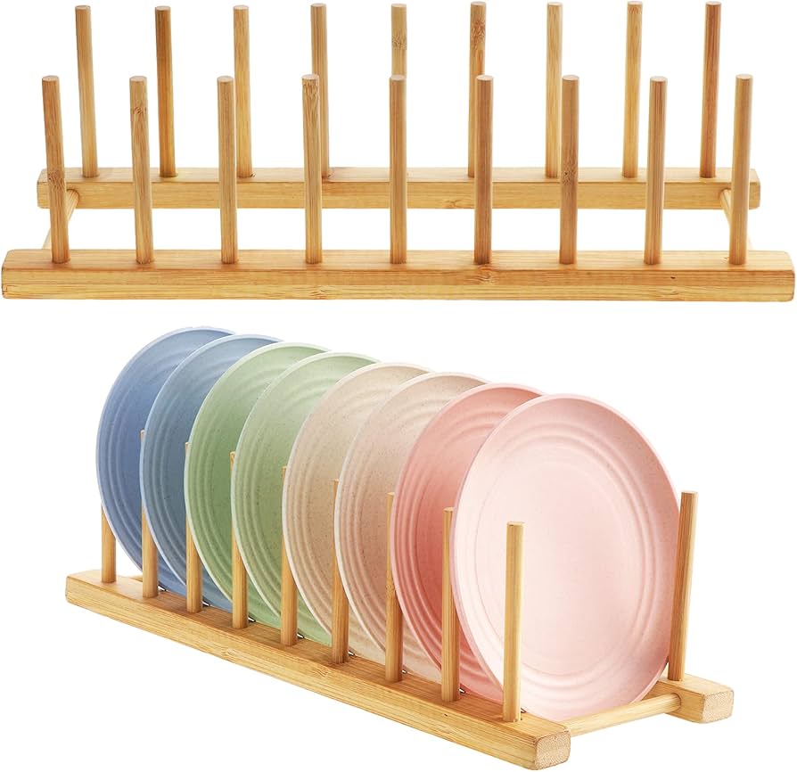 Bamboo Plate Holder