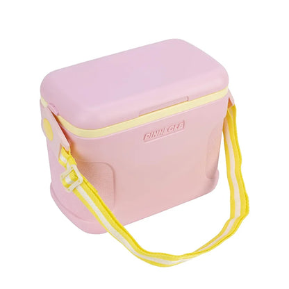 Pinnacle Passion Insulated Chiller Ice Box 8 L | Fits 12 Cans | Portable Ice Cooler Box for Picnic,Travelling,Parties & Car |Upto 36 Hrs Ice Retention | Adjustable Strap & Built-in Cup Holders
