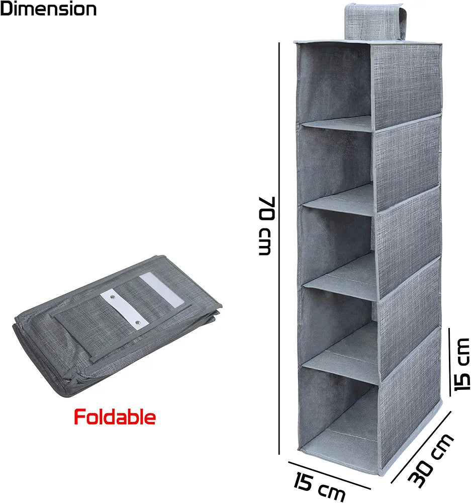 5 layers Hanging Storage Organizer