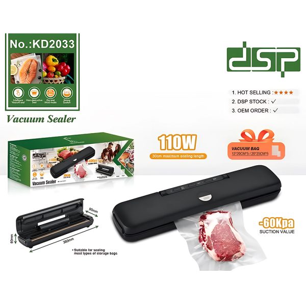 DSP KD2033, Vacuum Sealer
