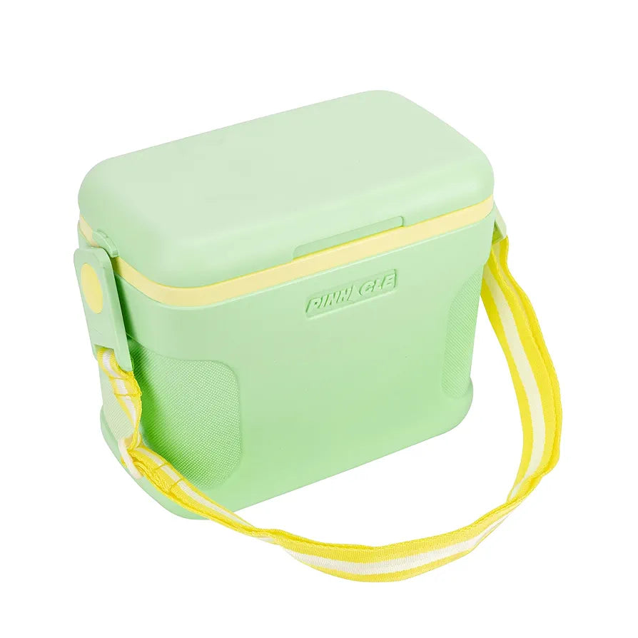 Pinnacle Passion Insulated Chiller Ice Box 8 L | Fits 12 Cans | Portable Ice Cooler Box for Picnic,Travelling,Parties & Car |Upto 36 Hrs Ice Retention | Adjustable Strap & Built-in Cup Holders