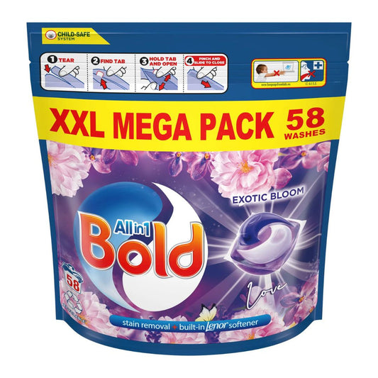 Bold All-in-1 Pods 28s Exotic Bloom 58 pods