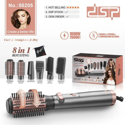DSP 50205, 8-in-1 Hair Brush Dryer Set