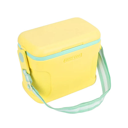 Pinnacle Passion Insulated Chiller Ice Box 8 L | Fits 12 Cans | Portable Ice Cooler Box for Picnic,Travelling,Parties & Car |Upto 36 Hrs Ice Retention | Adjustable Strap & Built-in Cup Holders