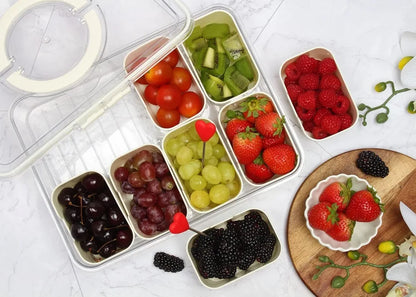 8 compartments food distribution box