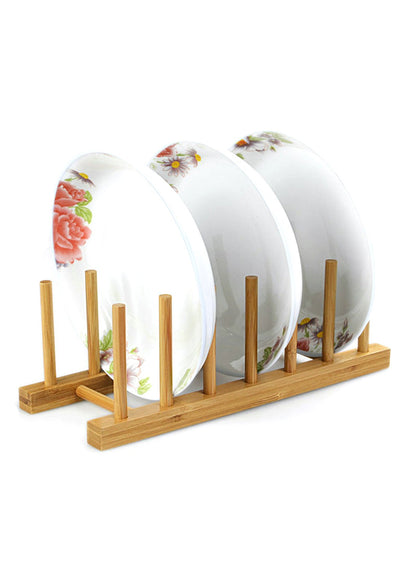 Bamboo Plate Holder