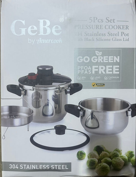 Gebe 5pcs Set Pressure Cooker