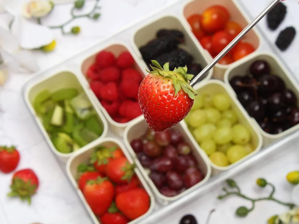 8 compartments food distribution box