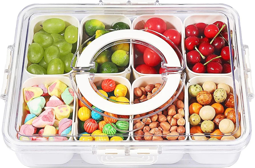 8 compartments food distribution box