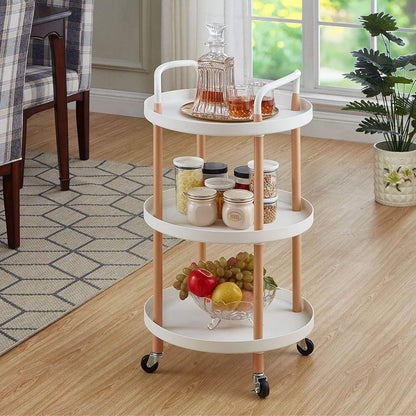 Rotating 3 Tiers Trolly