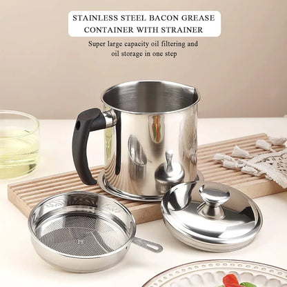 Stainless Steel Oil Filter Pot