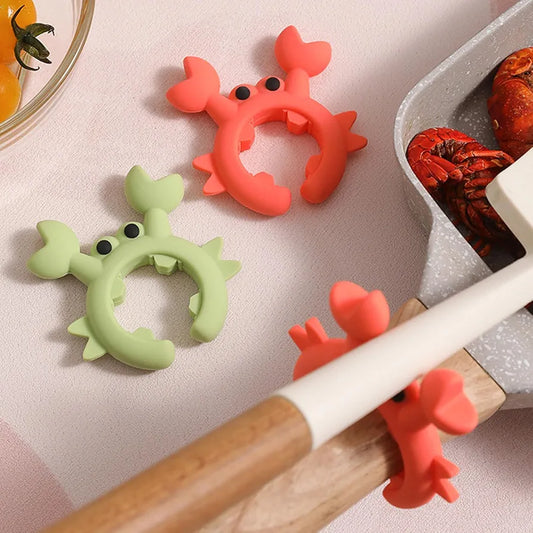 Cute crab spatula holder pack of 4