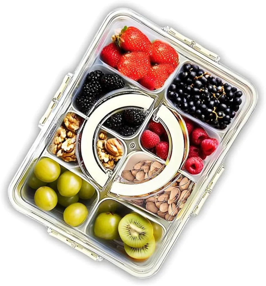8 compartments food distribution box