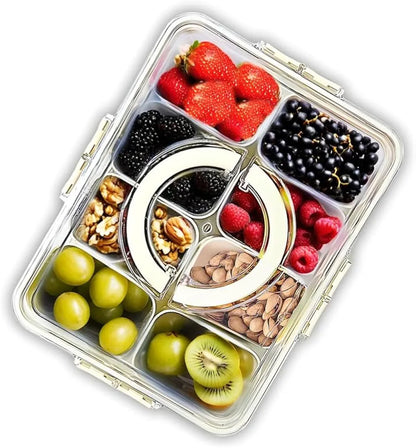 8 compartments food distribution box