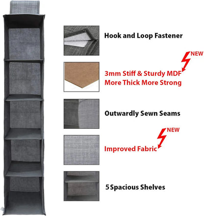5 layers Hanging Storage Organizer