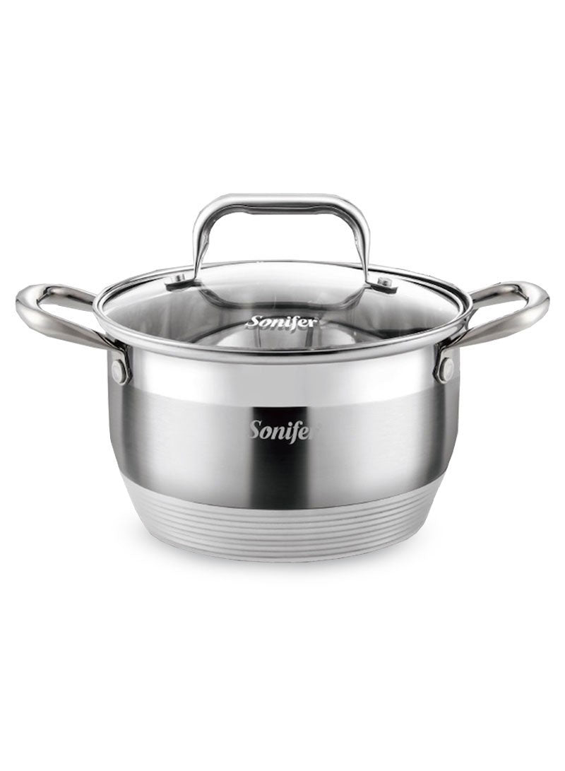 Sonifeir Stainless Steel Cassrole With Lid