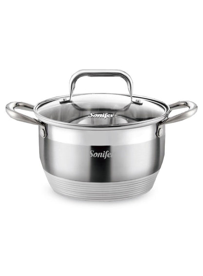 Sonifeir Stainless Steel Cassrole With Lid