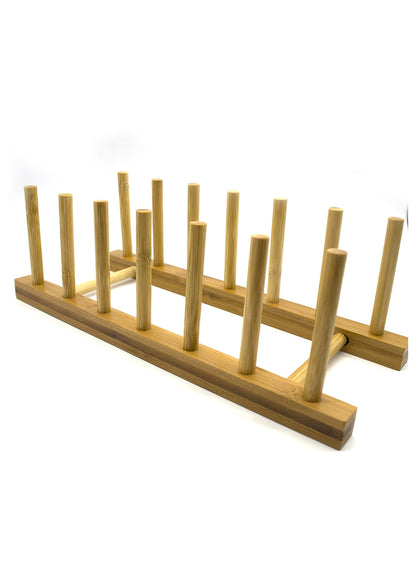 Bamboo Plate Holder