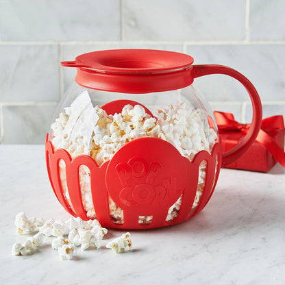 Glass Microwave Popcorn Popper