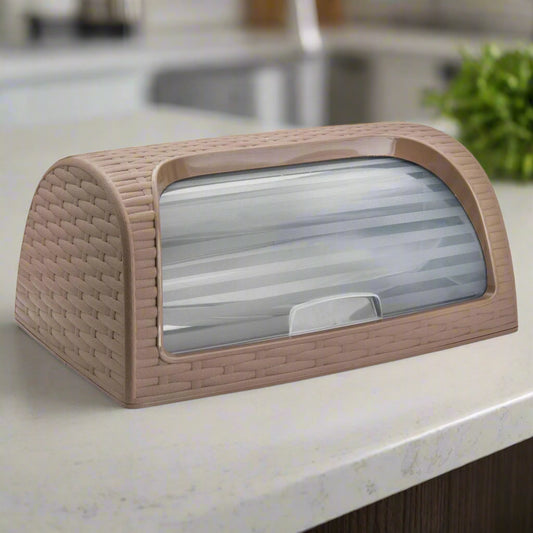 Plastic Rattan Bread Box
