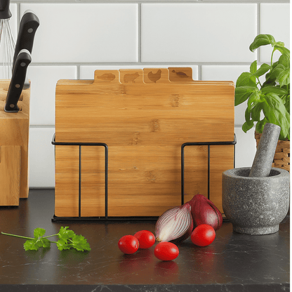 Cutting Boards Set With Stand